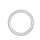 EcoMoissanite 1.04 CTW Round Colorless Moissanite Eternity Ring