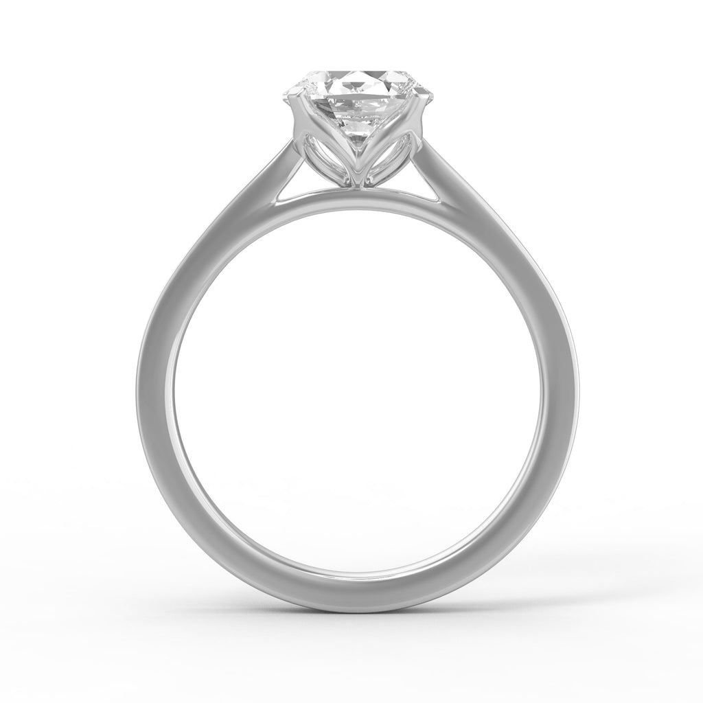 EcoMoissanite 1.20 CTW Infinity Colorless Moissanite Solitaire Ring