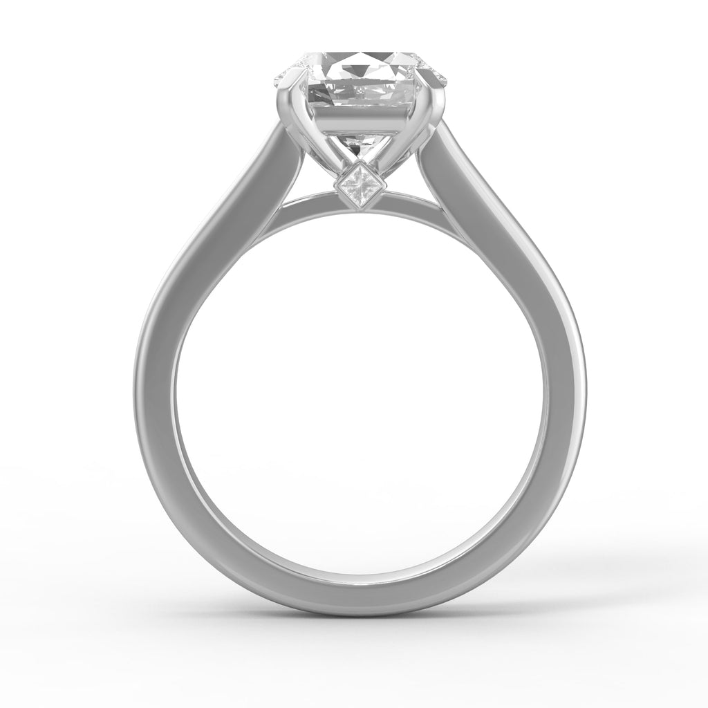 EcoMoissanite 2.04 CTW Infinity Colorless Moissanite Solitaire Ring