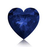 IceMoissanite Plus Heart Cut Loose Lab Grown Blue Sapphire Stone