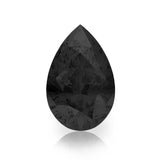 IceMoissanite Pear Cut Total Black Loose Moissanite Stone